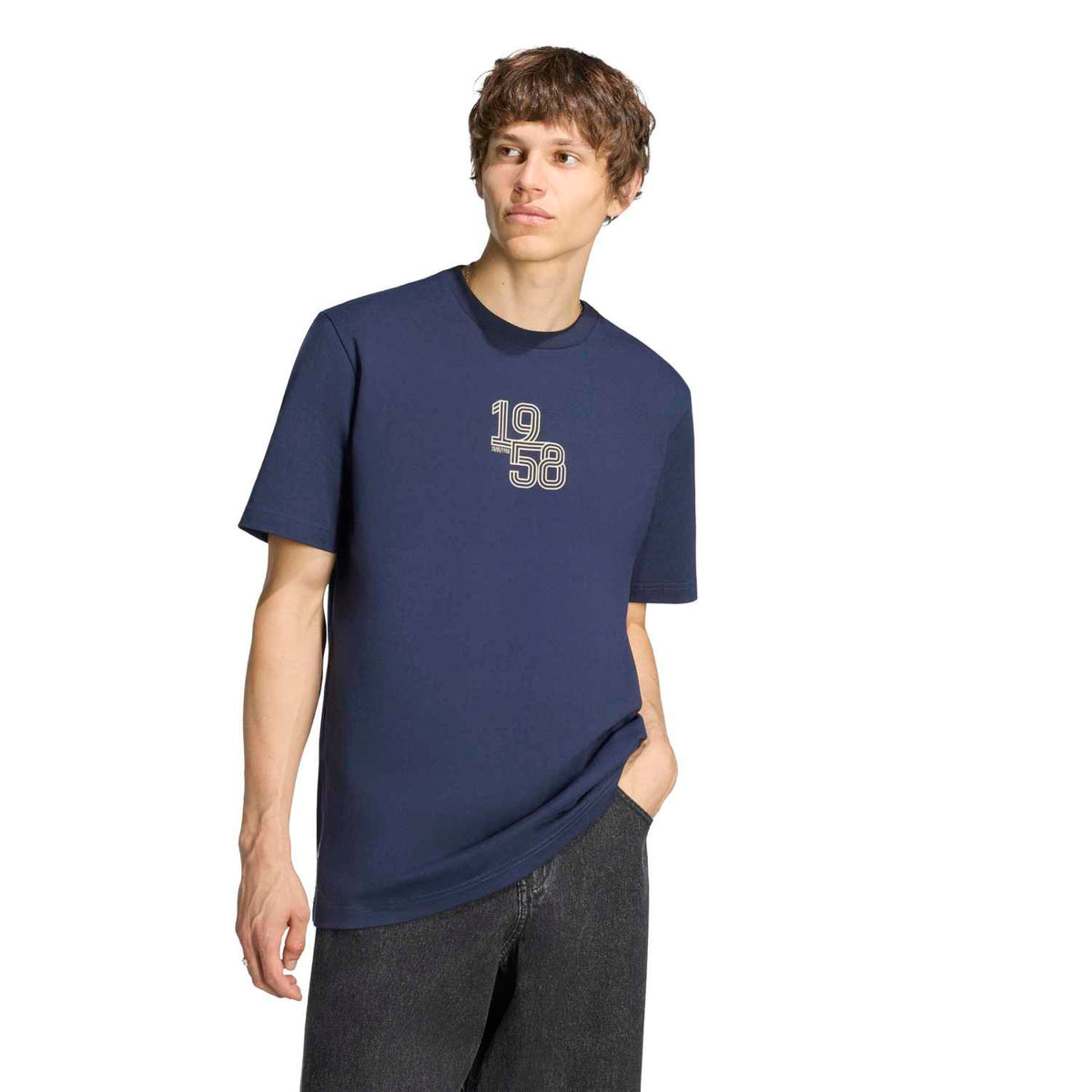T-Shirt Homem adidas Heritage Pack | 1958 Azul Marinho