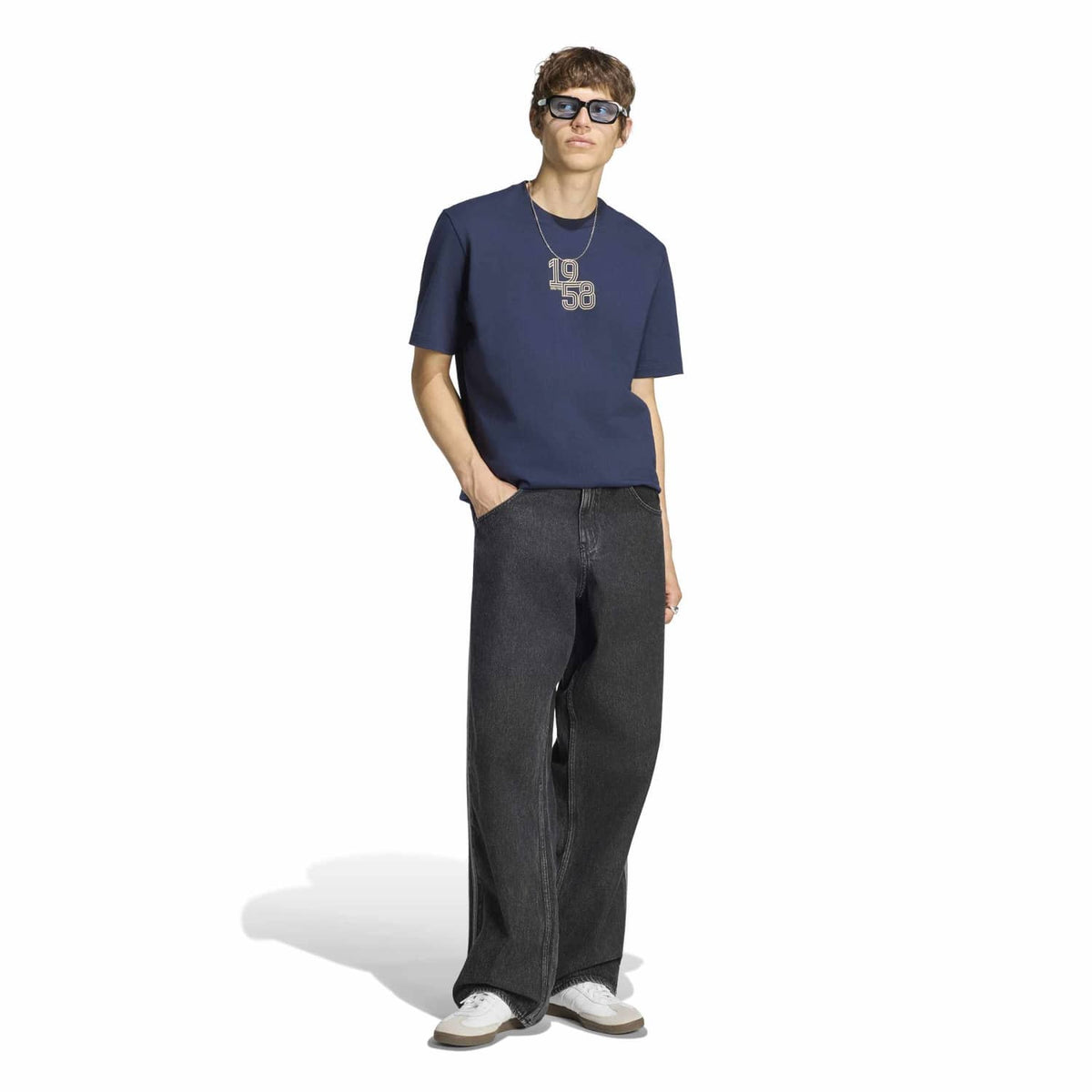 T-Shirt Homem adidas Heritage Pack | 1958 Azul Marinho