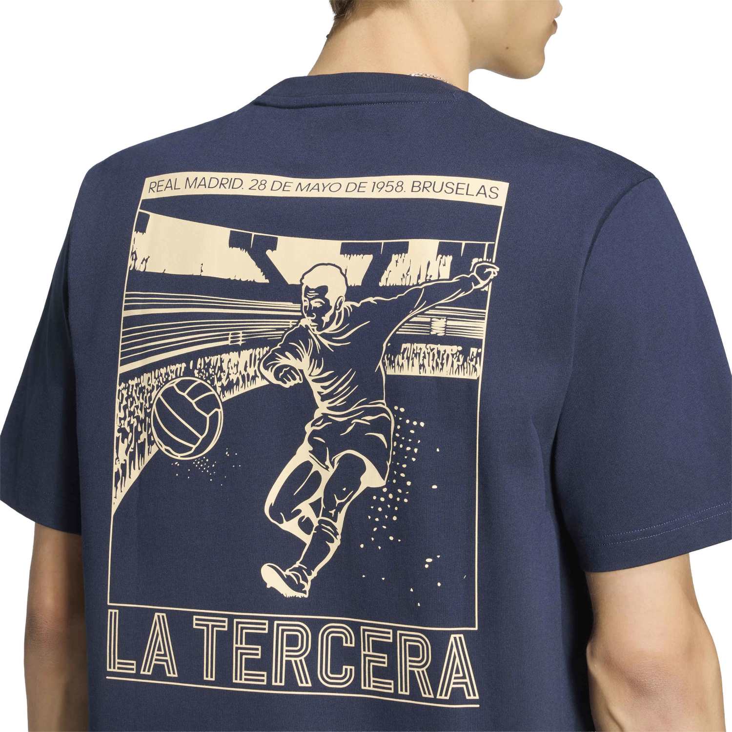 メンズ adidas Heritage Pack Tシャツ ネイビーブルー | 1958 – レアル