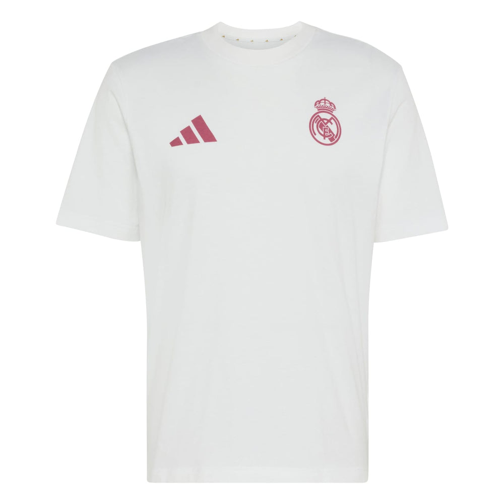 T-shirt Hala Madrid Homem adidas SZN Branca 26/27