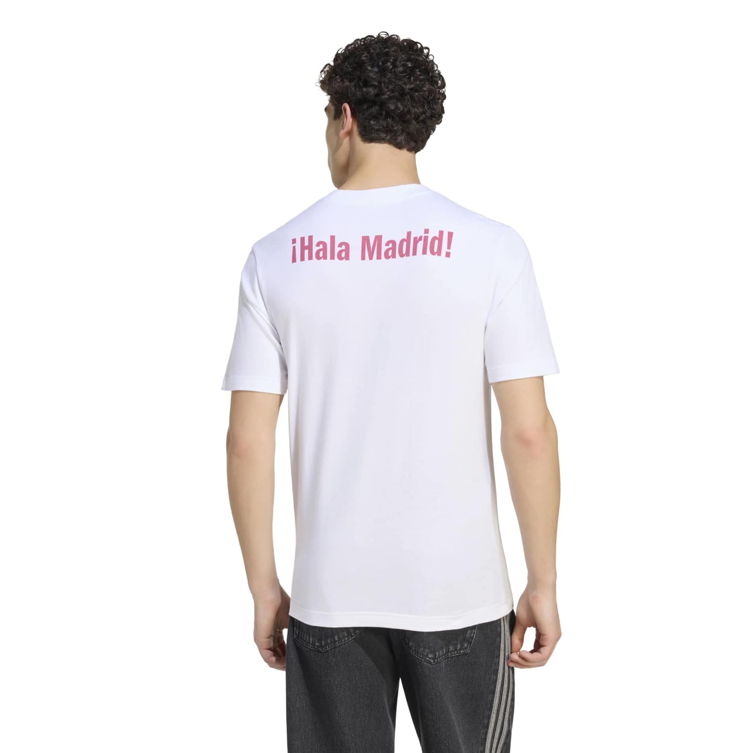 Hala Madrid メンズ adidas SZN ホワイト Tシャツ 26/27 – レアル