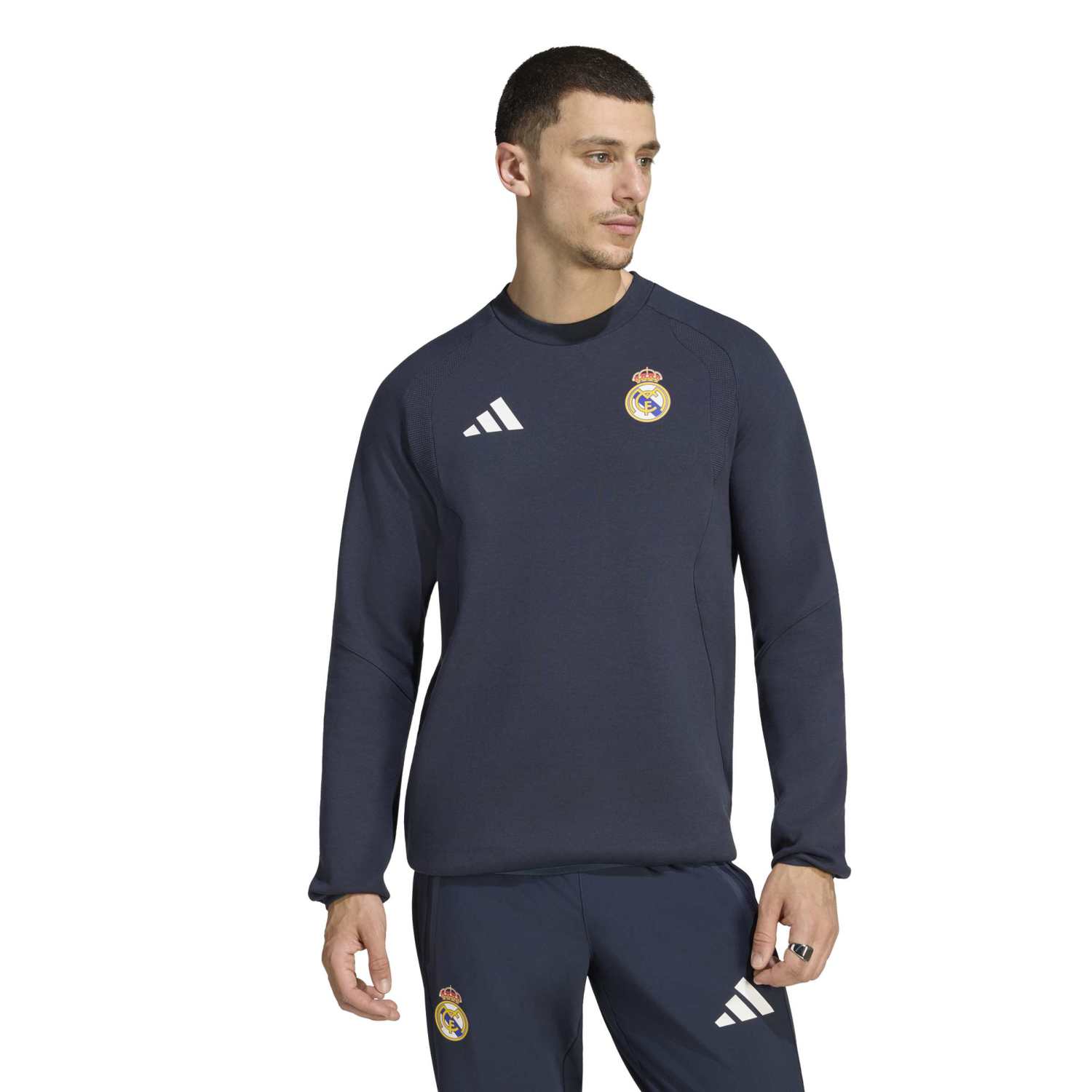 Felpa Uomo adidas Tiro Travel 26/27 Blu Navy