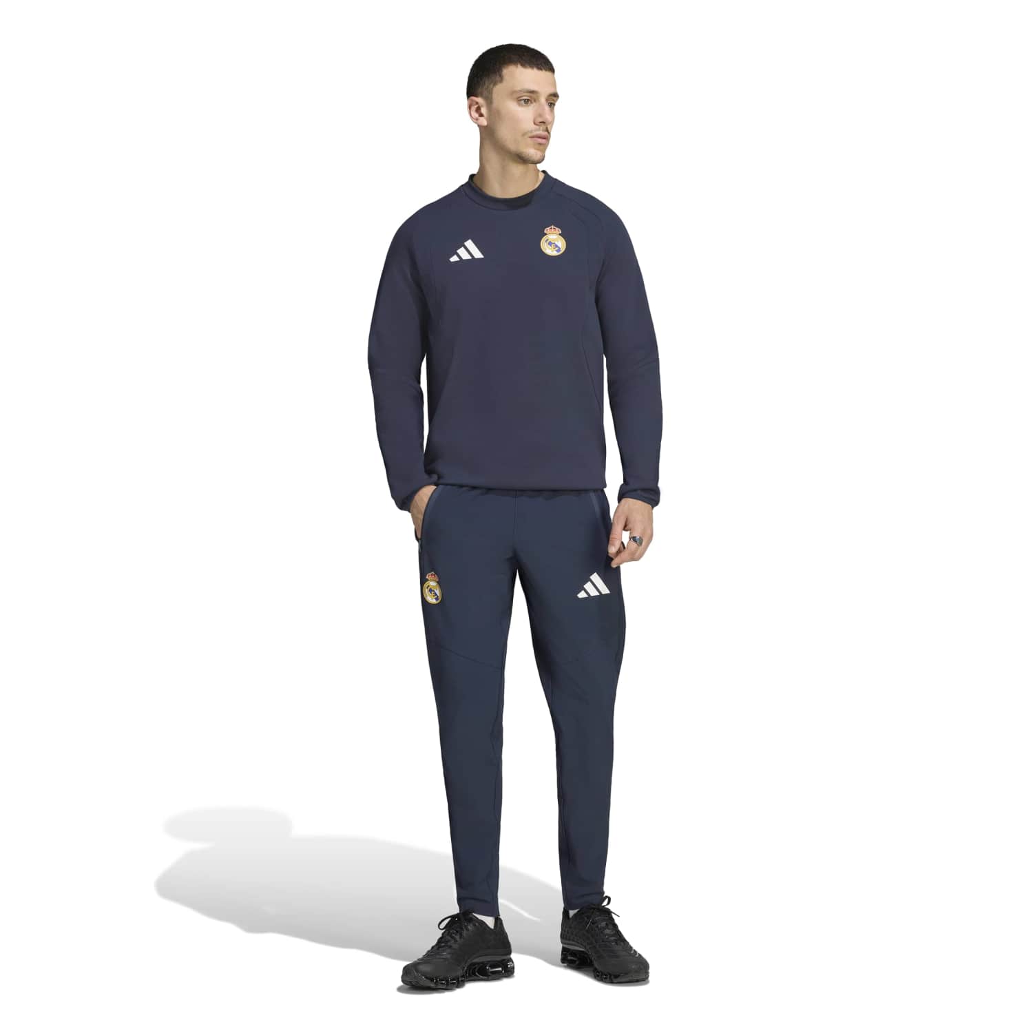 Felpa Uomo adidas Tiro Travel 26/27 Blu Navy