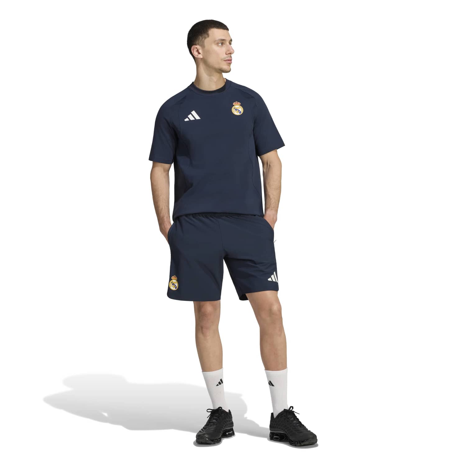 T-Shirt Uomo adidas Tiro Travel 26/27 Blu Navy