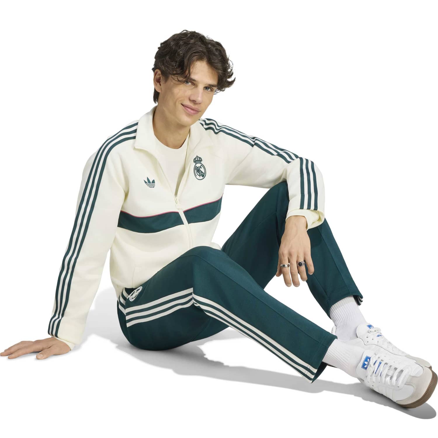 Giacca da tuta Uomo adidas OG 26/27 Crema