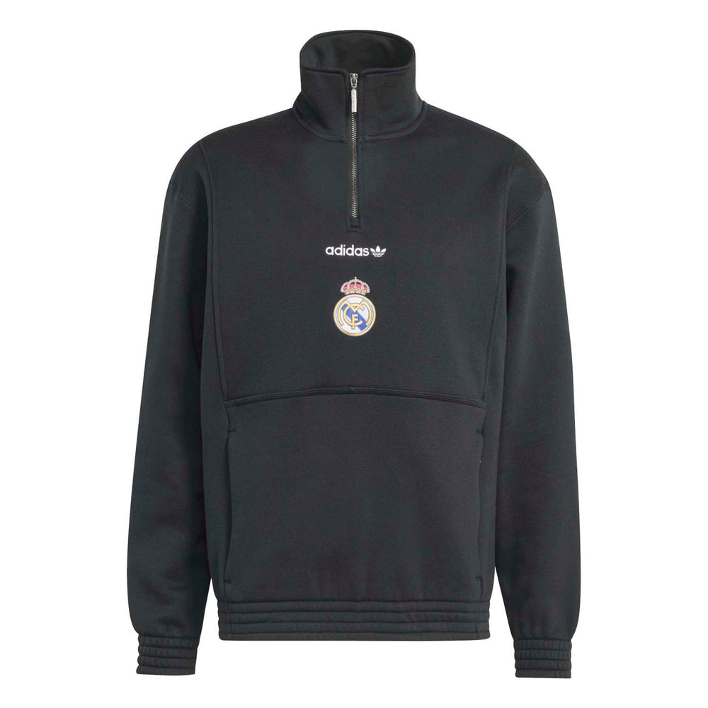 adidas EQT Half-Zip Sweatshirt Herren 26/27 Schwarz