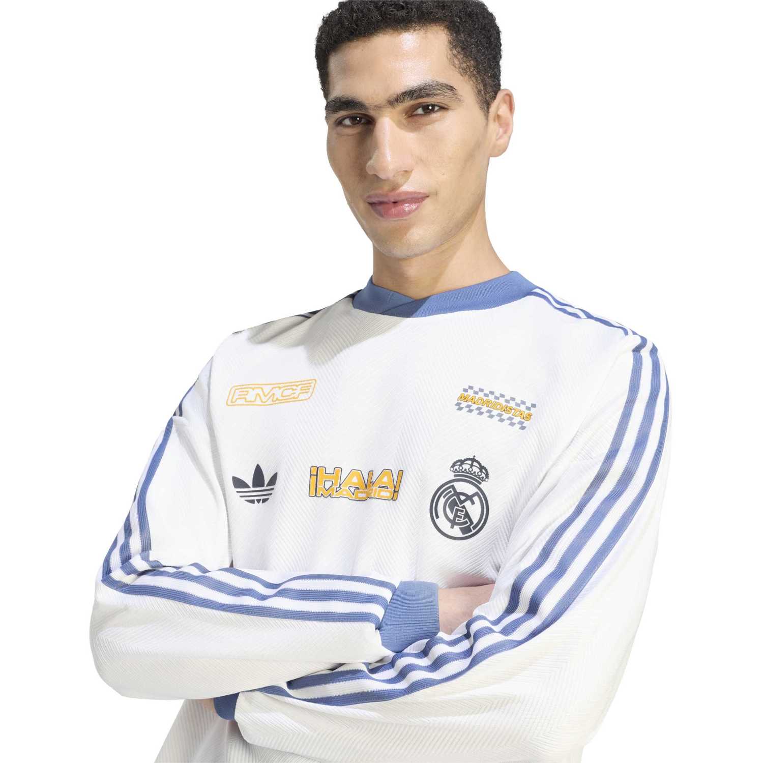 Camiseta Manga Larga Hombre adidas Lifestyler 26/27 Blanca