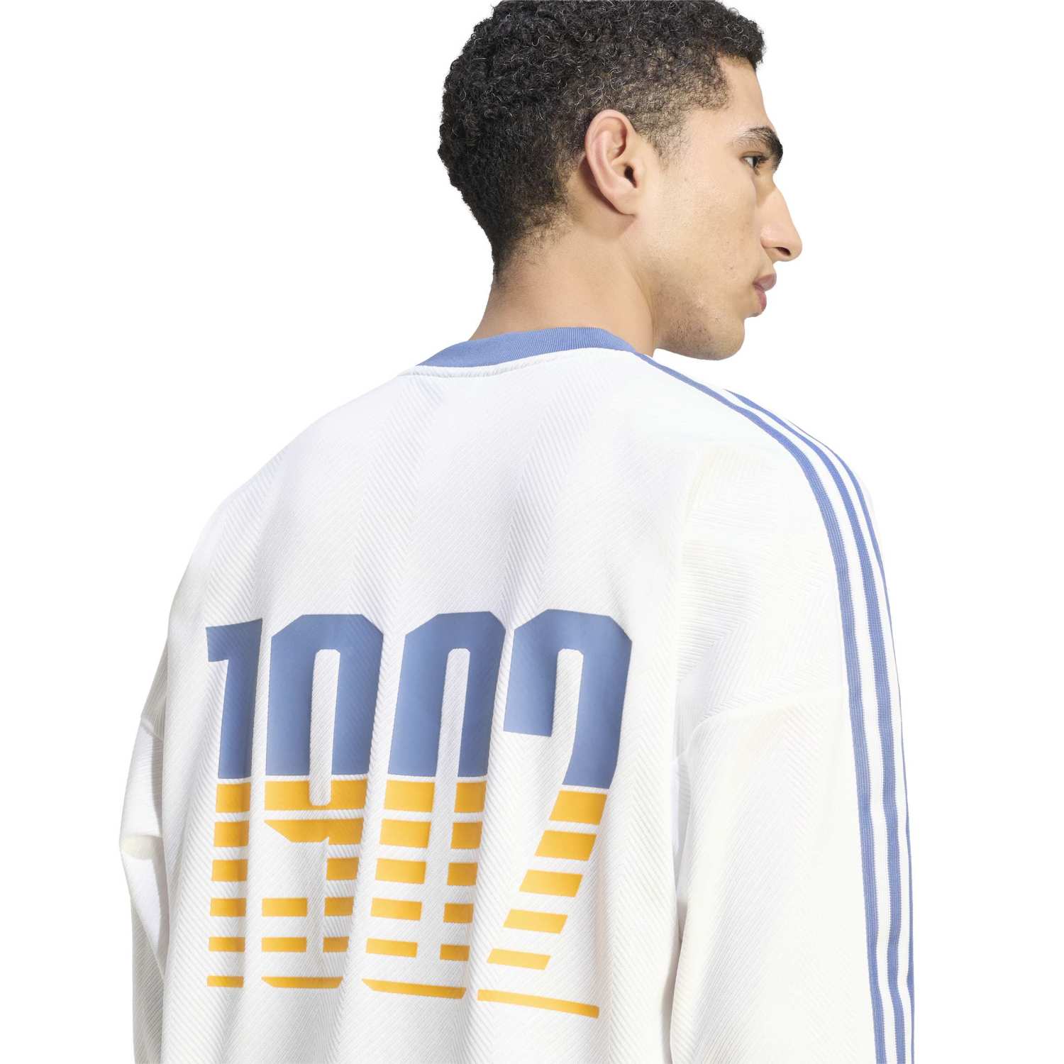 Camiseta Manga Larga Hombre adidas Lifestyler 26/27 Blanca