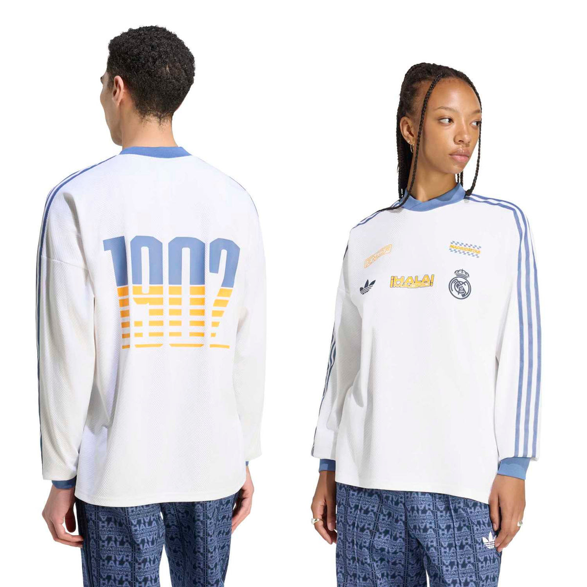 Camiseta Manga Larga Hombre adidas Lifestyler 26/27 Blanca