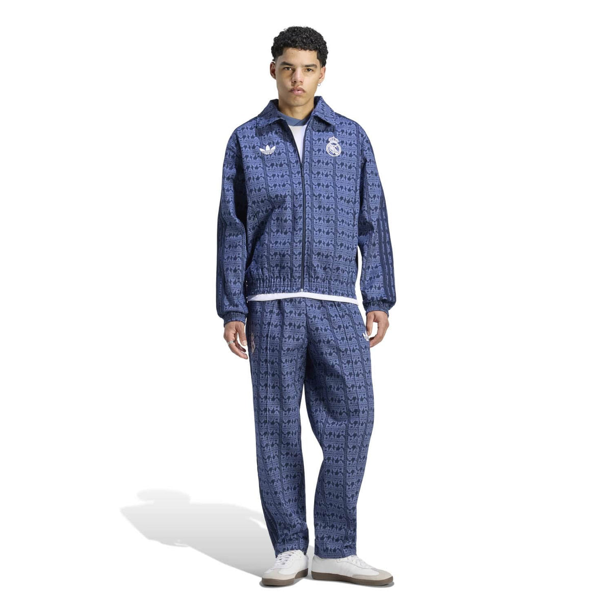 Calças de Fato de Treino Masculino adidas Lifestyler 26/27 Azul-Marinho