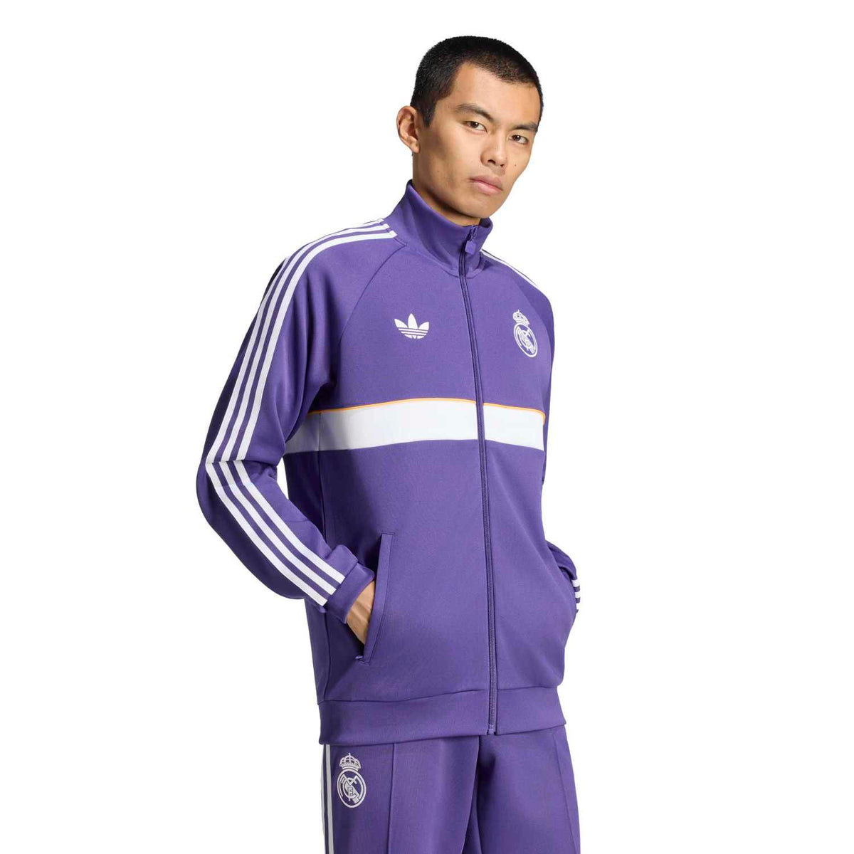 Mens adidas OG Icons Track Top 26/27 Purple