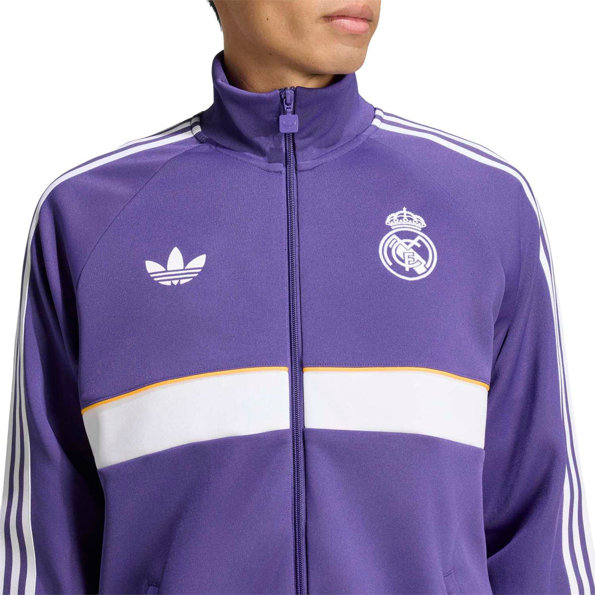 Mens adidas OG Icons Track Top 26/27 Purple