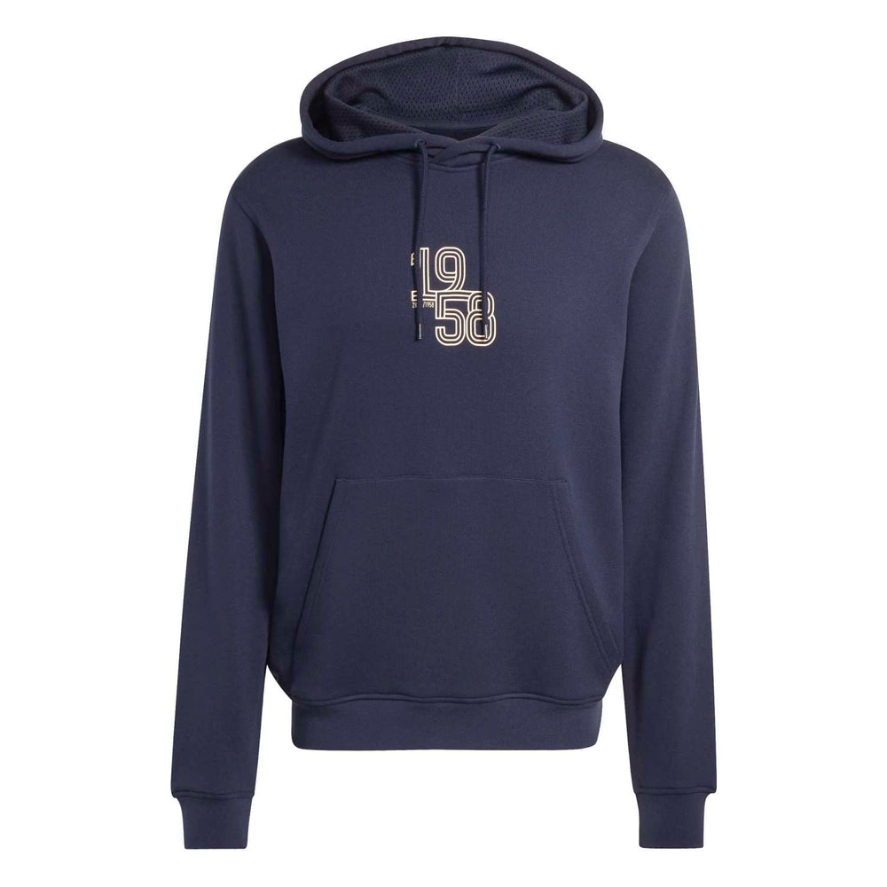 Felpa con Cappuccio Uomo adidas Heritage Pack | 1958 Blu Navy