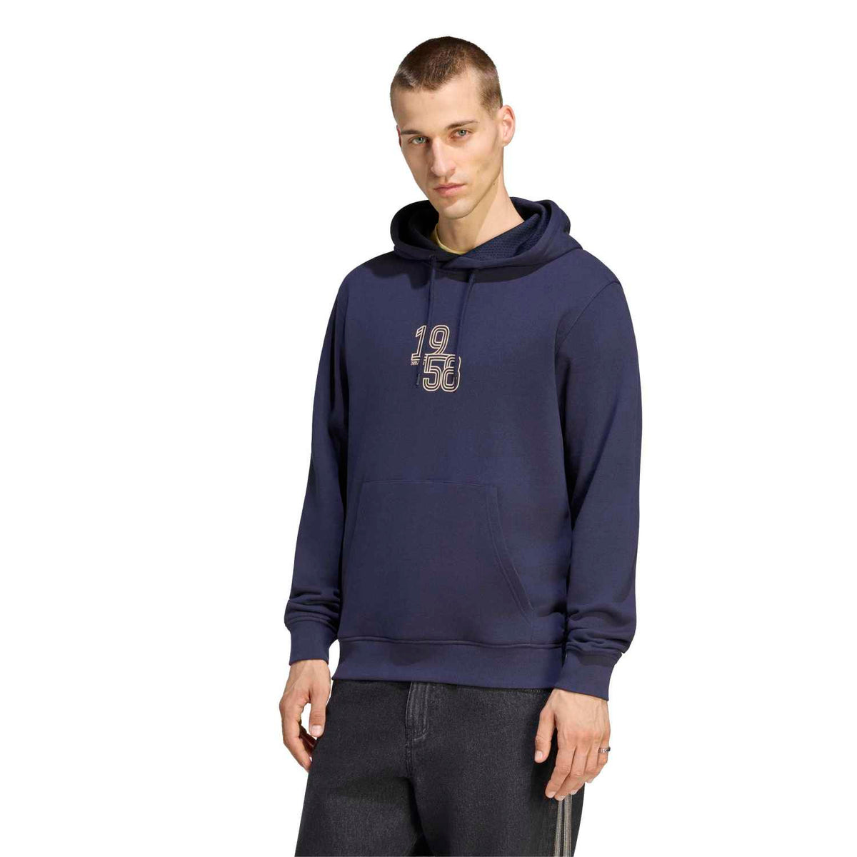 Felpa con Cappuccio Uomo adidas Heritage Pack | 1958 Blu Navy