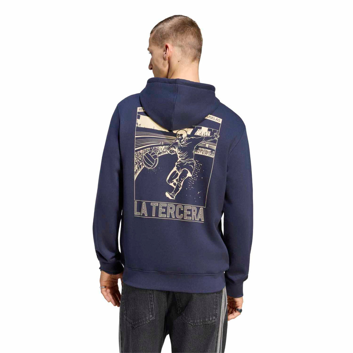 Felpa con Cappuccio Uomo adidas Heritage Pack | 1958 Blu Navy