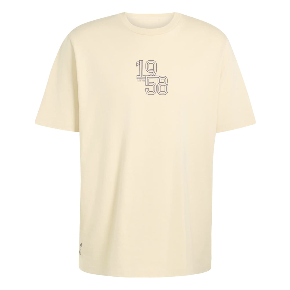 Mens adidas Heritage Pack T-Shirt Beige | 1958