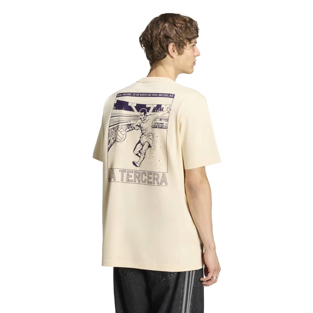 Mens adidas Heritage Pack T-Shirt Beige | 1958
