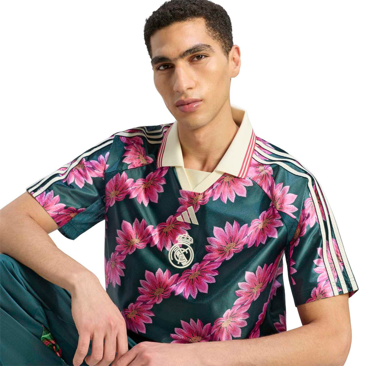 Camiseta Hombre adidas x FARM Rio 26/27 Verde