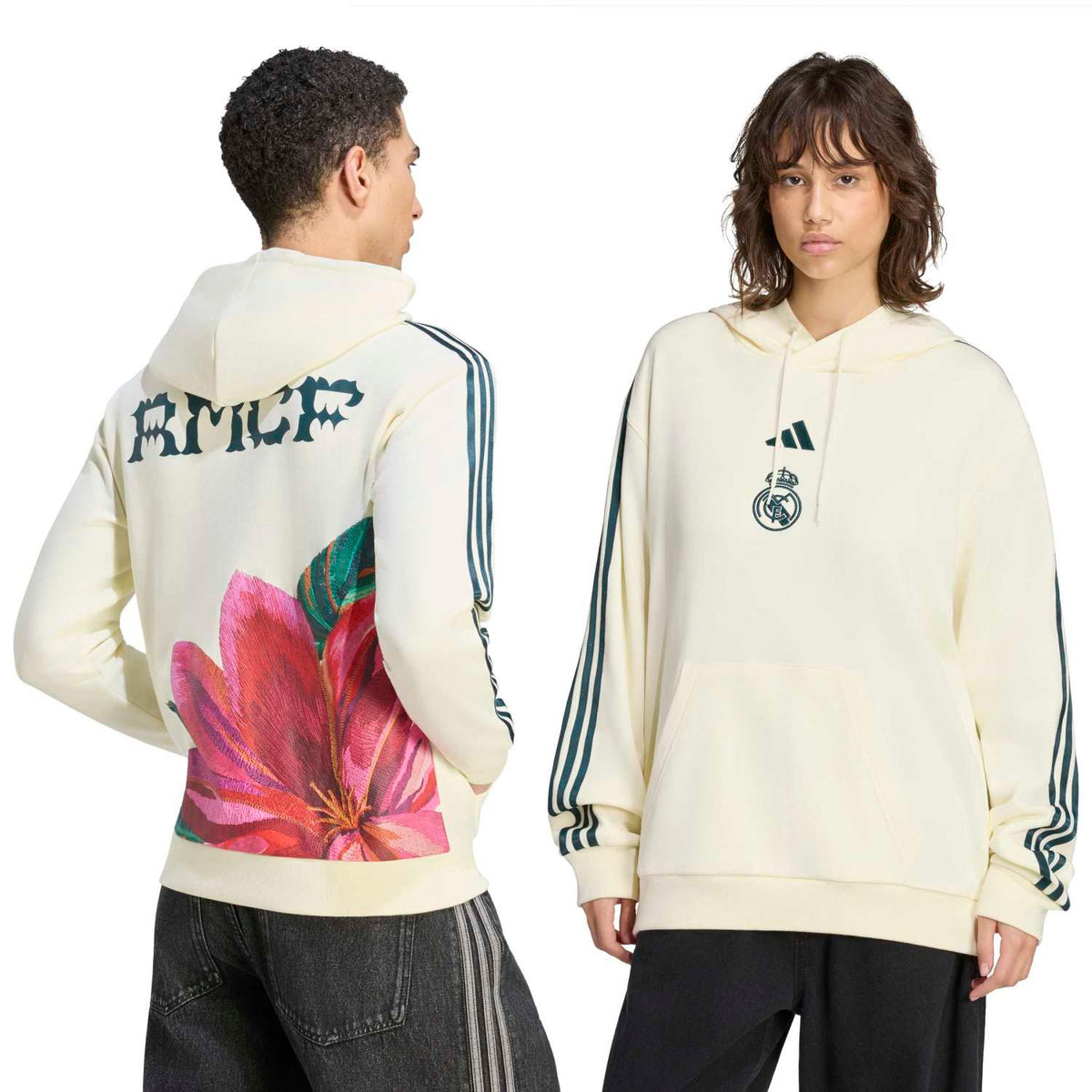 Sudadera Capucha Hombre adidas x FARM Rio 26/27 Crema