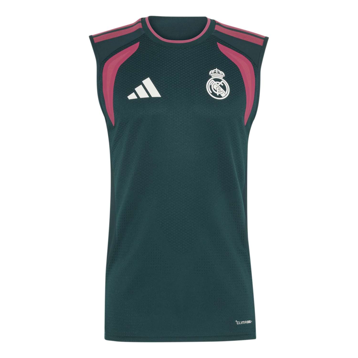 男款 adidas 专业无袖训练衬衫 26/27 绿色