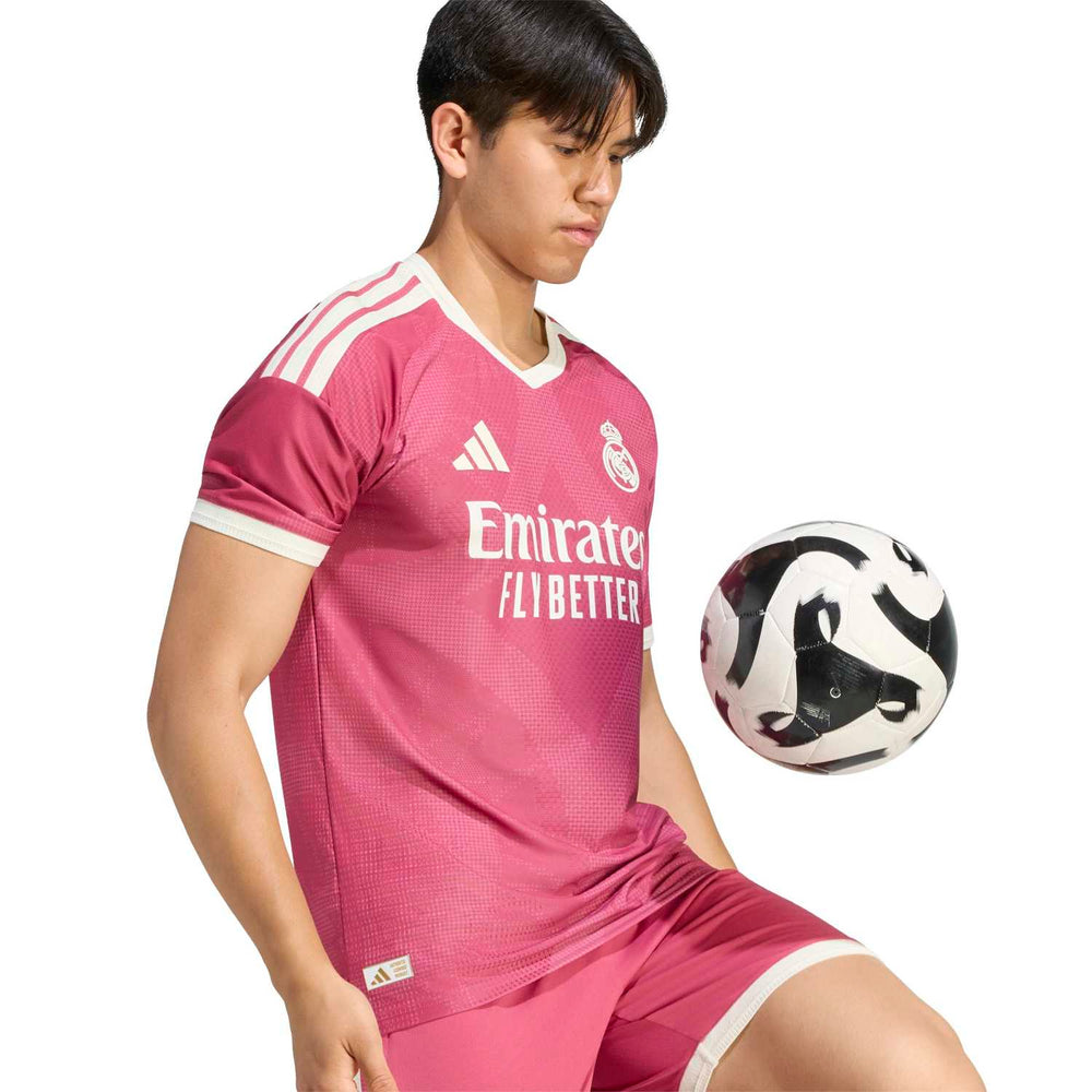 Camisola Terceiro Equipamento Authentic Masculino Rosa 26/27