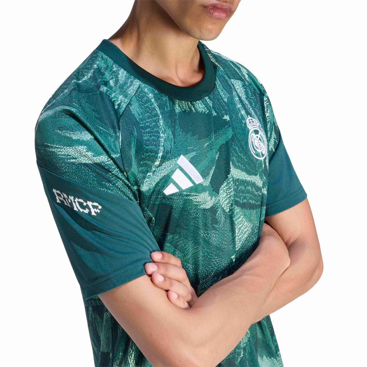Camiseta Calentamiento Hombre adidas x FARM Rio 26/27 Verde