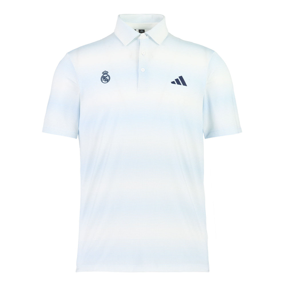 남성 adidas 골프 Ultimate365 Climacool 메시 폴로 크리스탈 블루