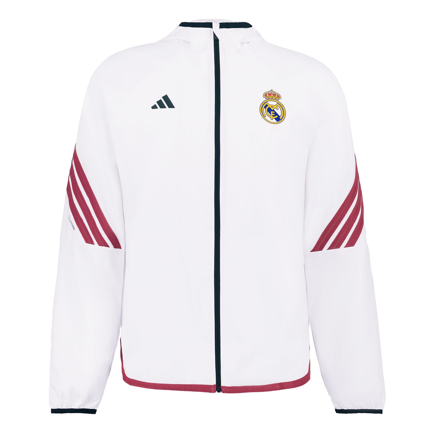 Herren Basketball Warm Up Jacke 26/27 Weiß