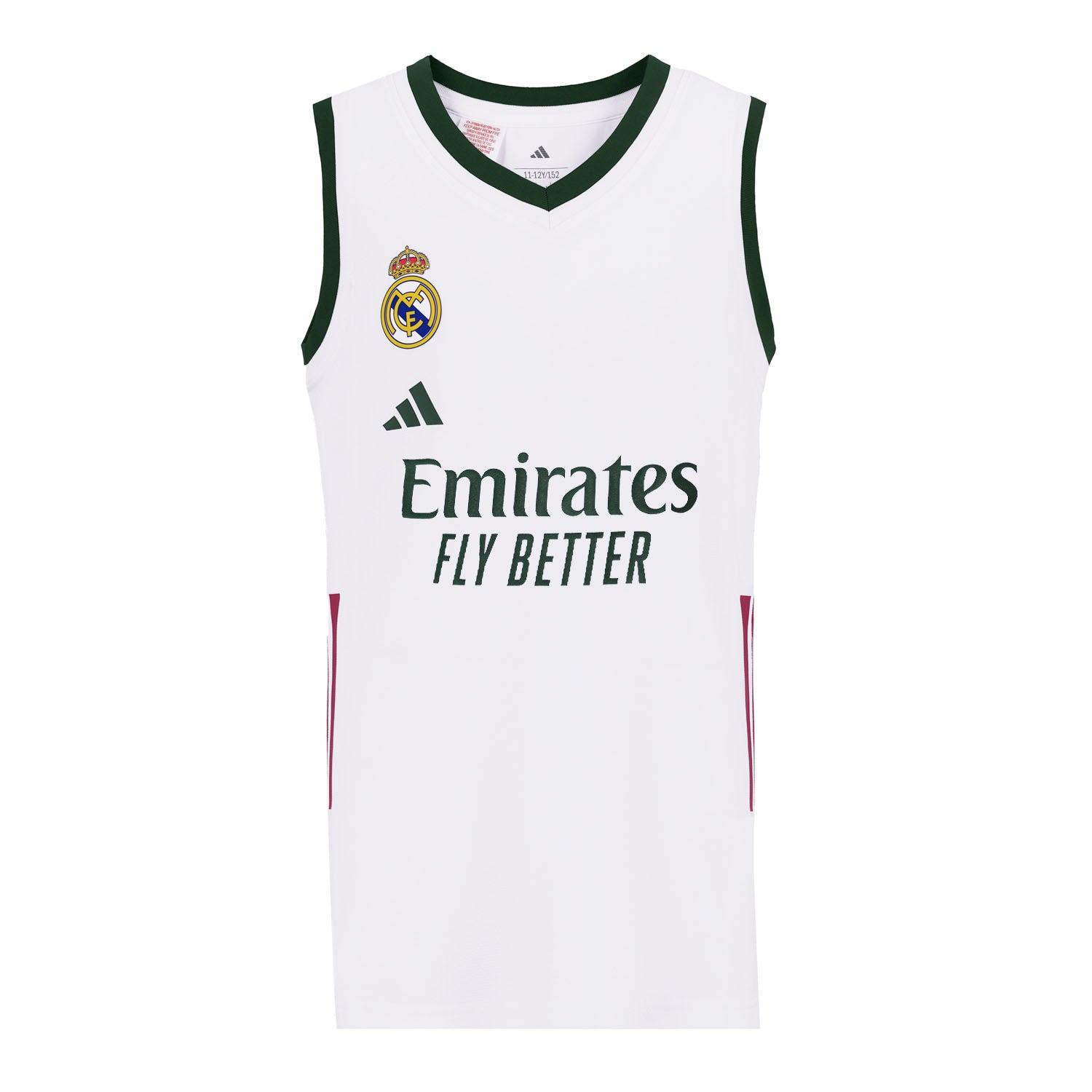 Kinder Basketball Erstes Trikot 26/27 Weiß
