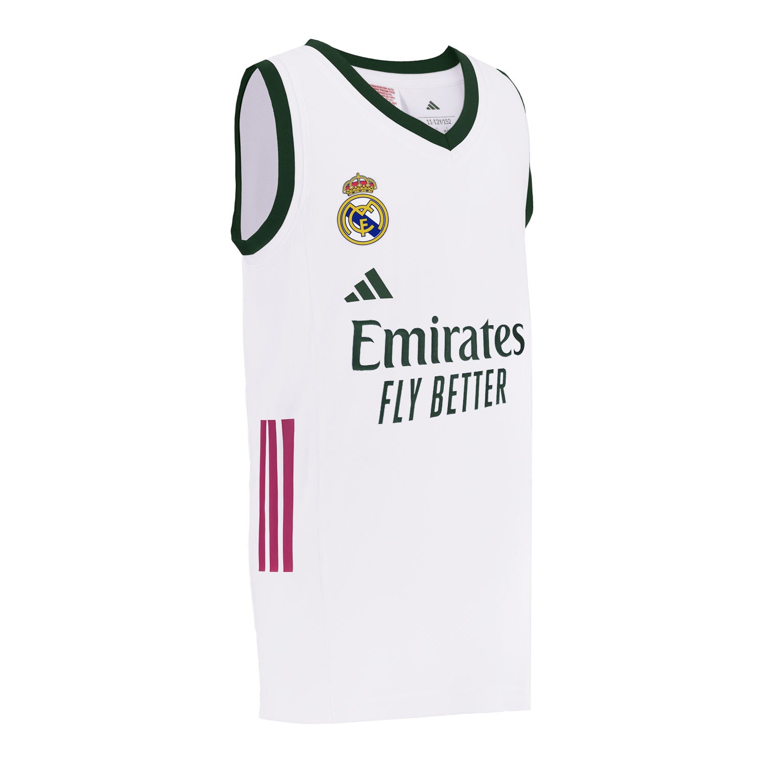 Kinder Basketball Erstes Trikot 26/27 Weiß