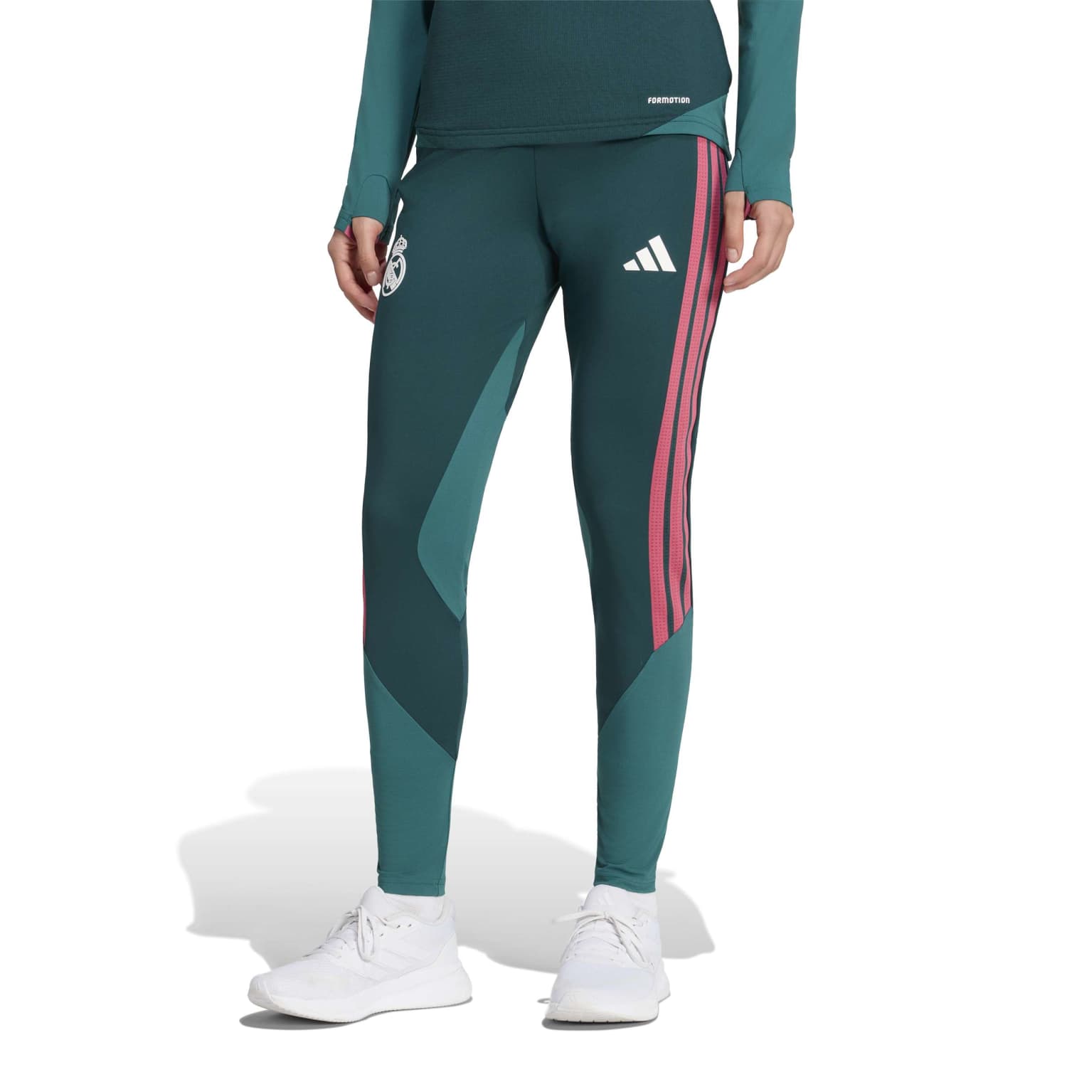 女款 adidas 训练裤 26/27 绿色