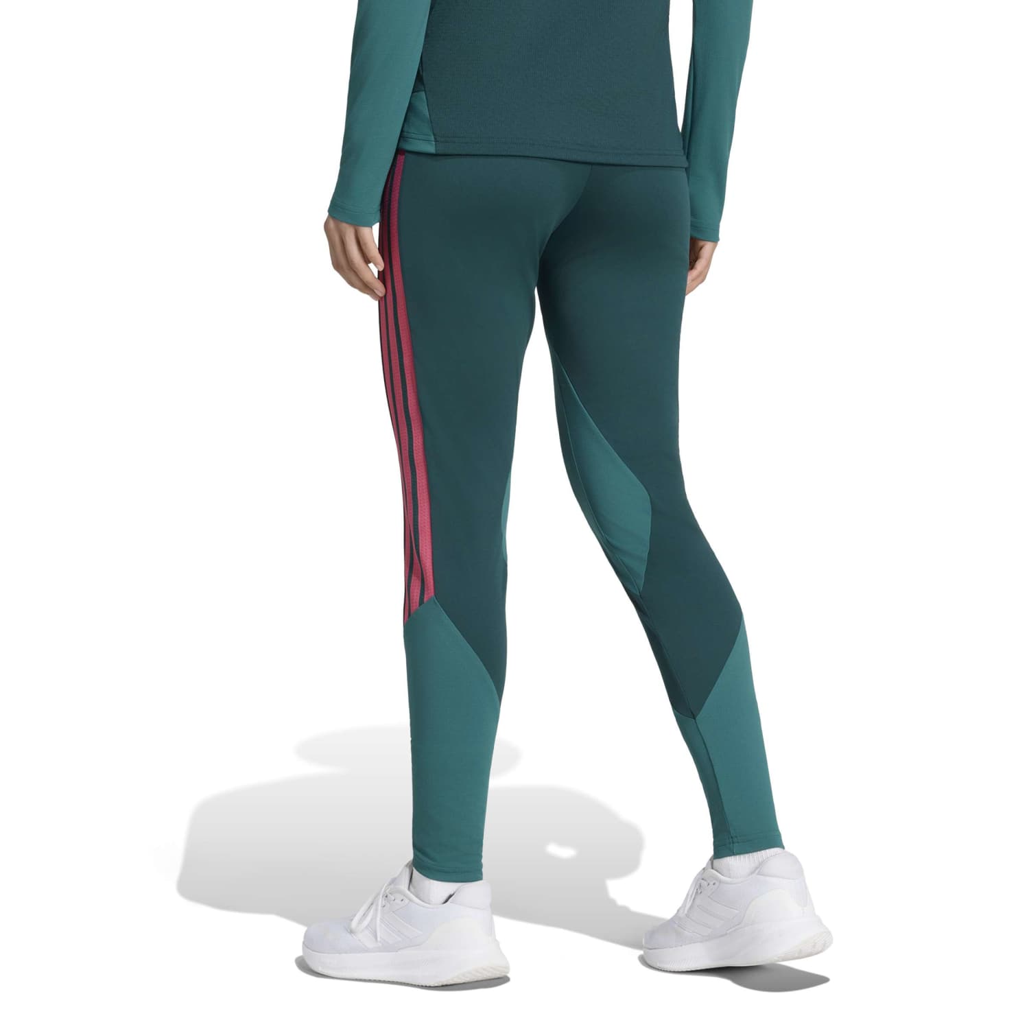 女款 adidas 训练裤 26/27 绿色