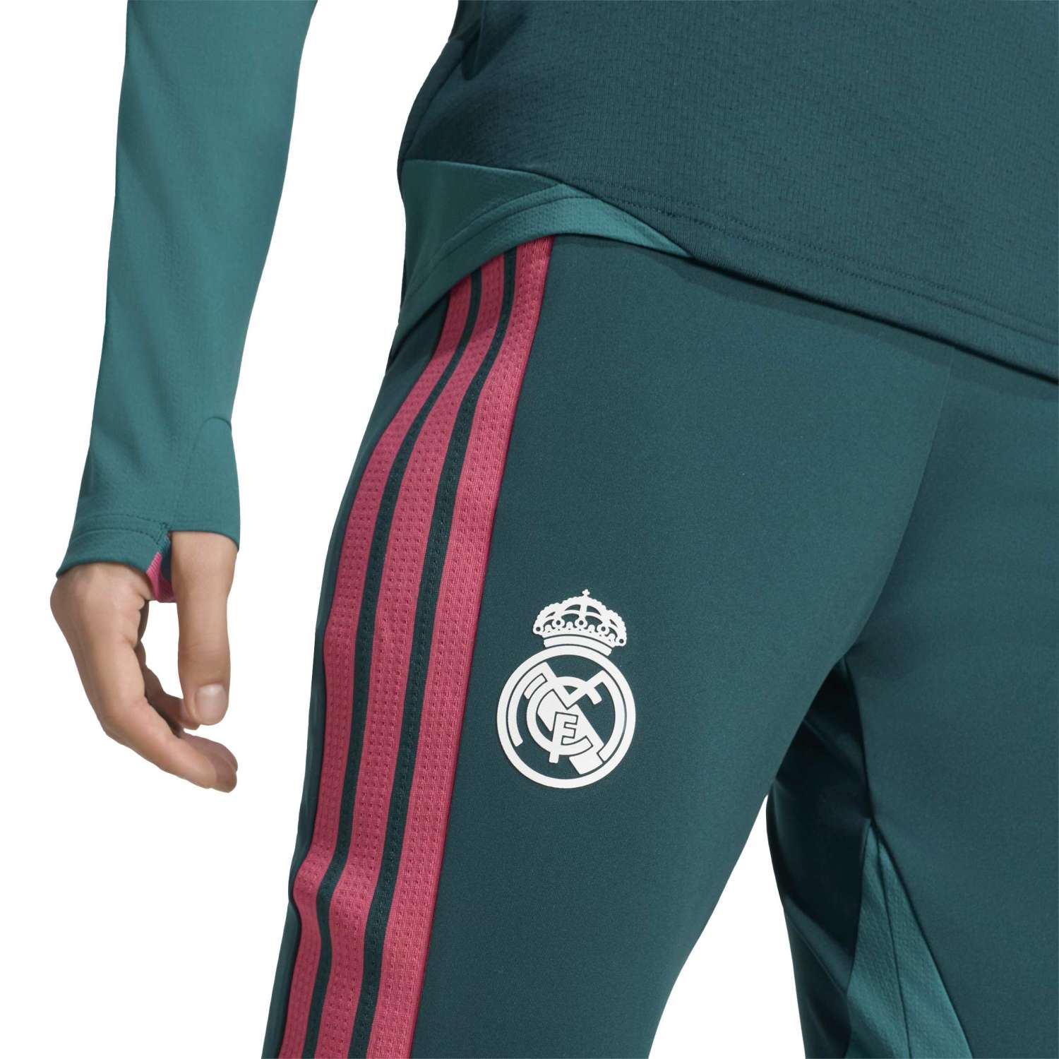 女款 adidas 训练裤 26/27 绿色