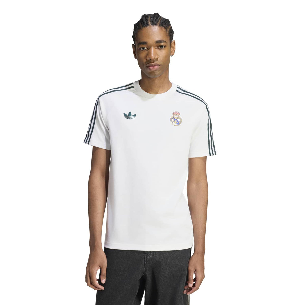 Mens adidas OG Icons T-Shirt 26/27 White