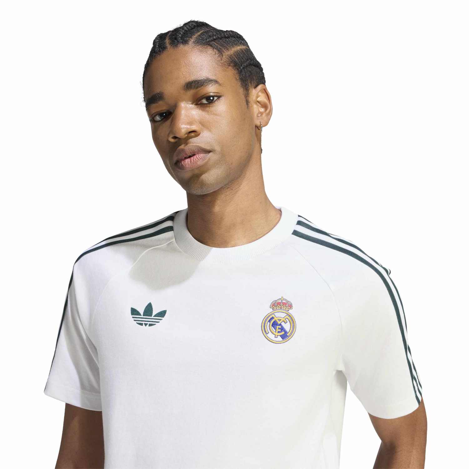 メンズ adidas OG Icons Tシャツ 26/27 ホワイト – レアル・マドリード