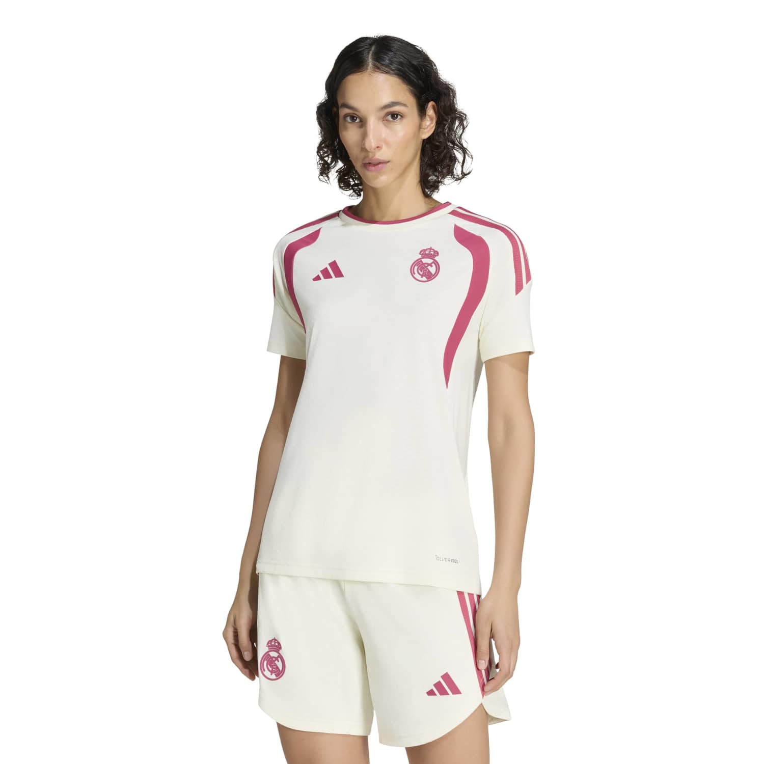 女款训练球衣 adidas 26/27 米色