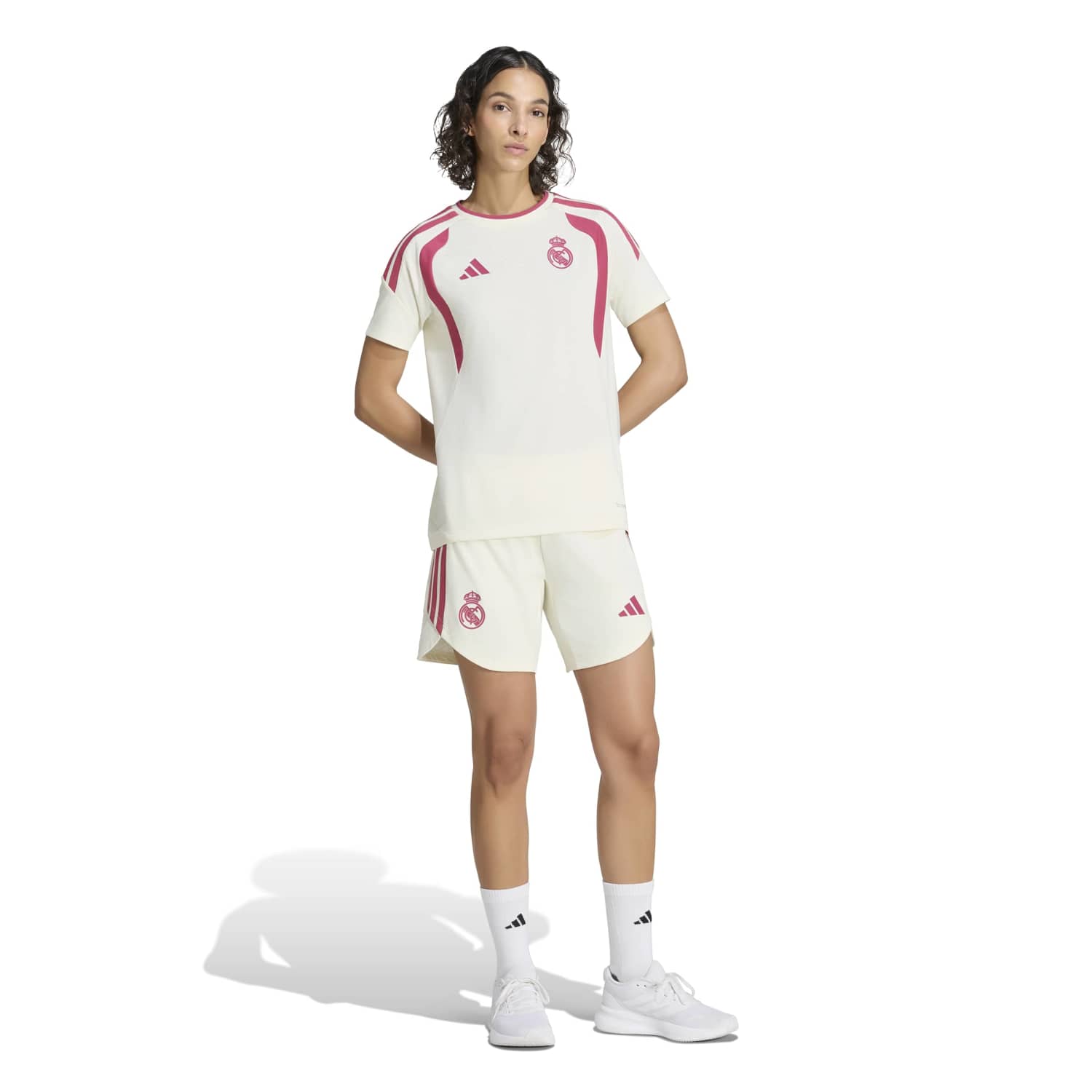 女款训练球衣 adidas 26/27 米色