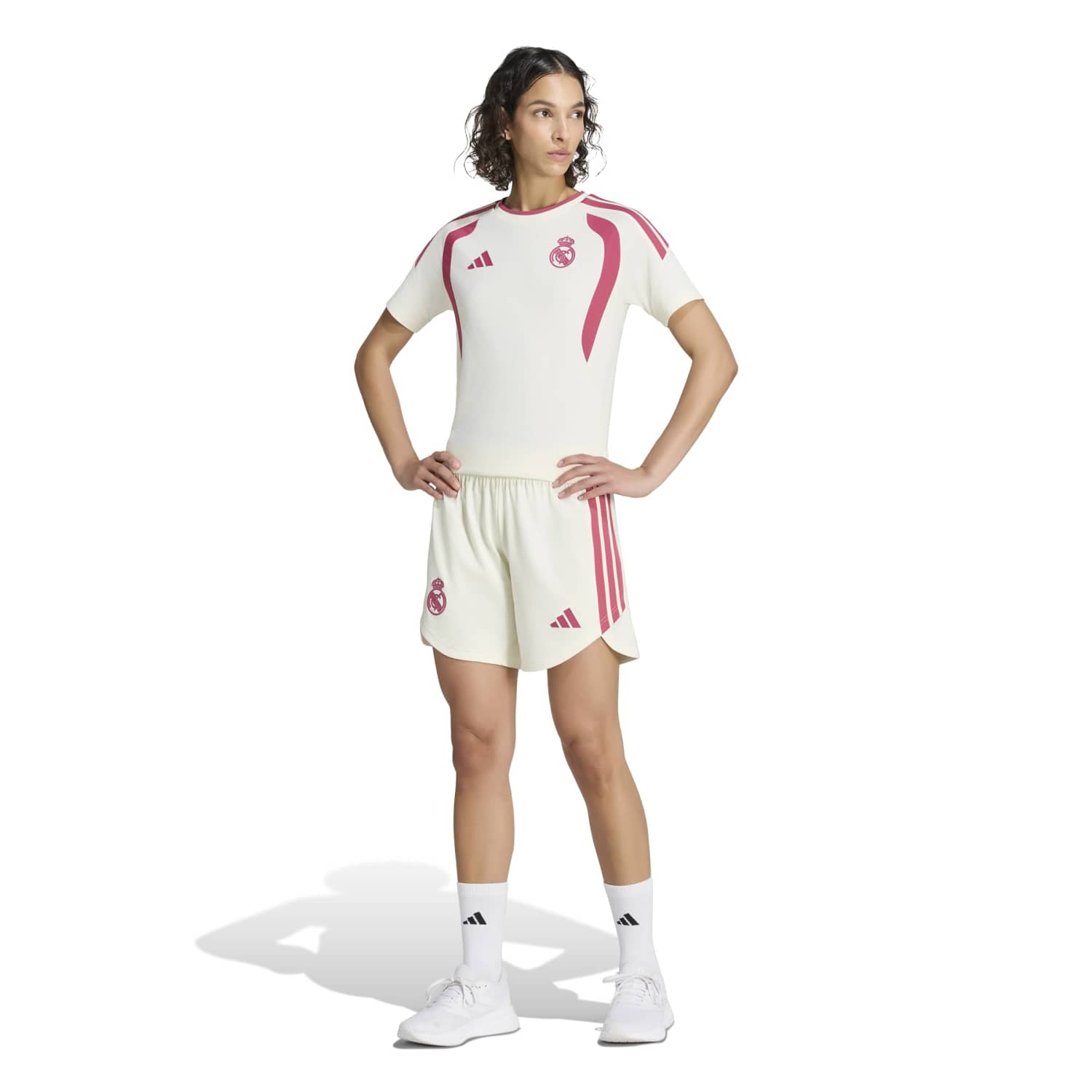 女款训练球衣 adidas 26/27 米色