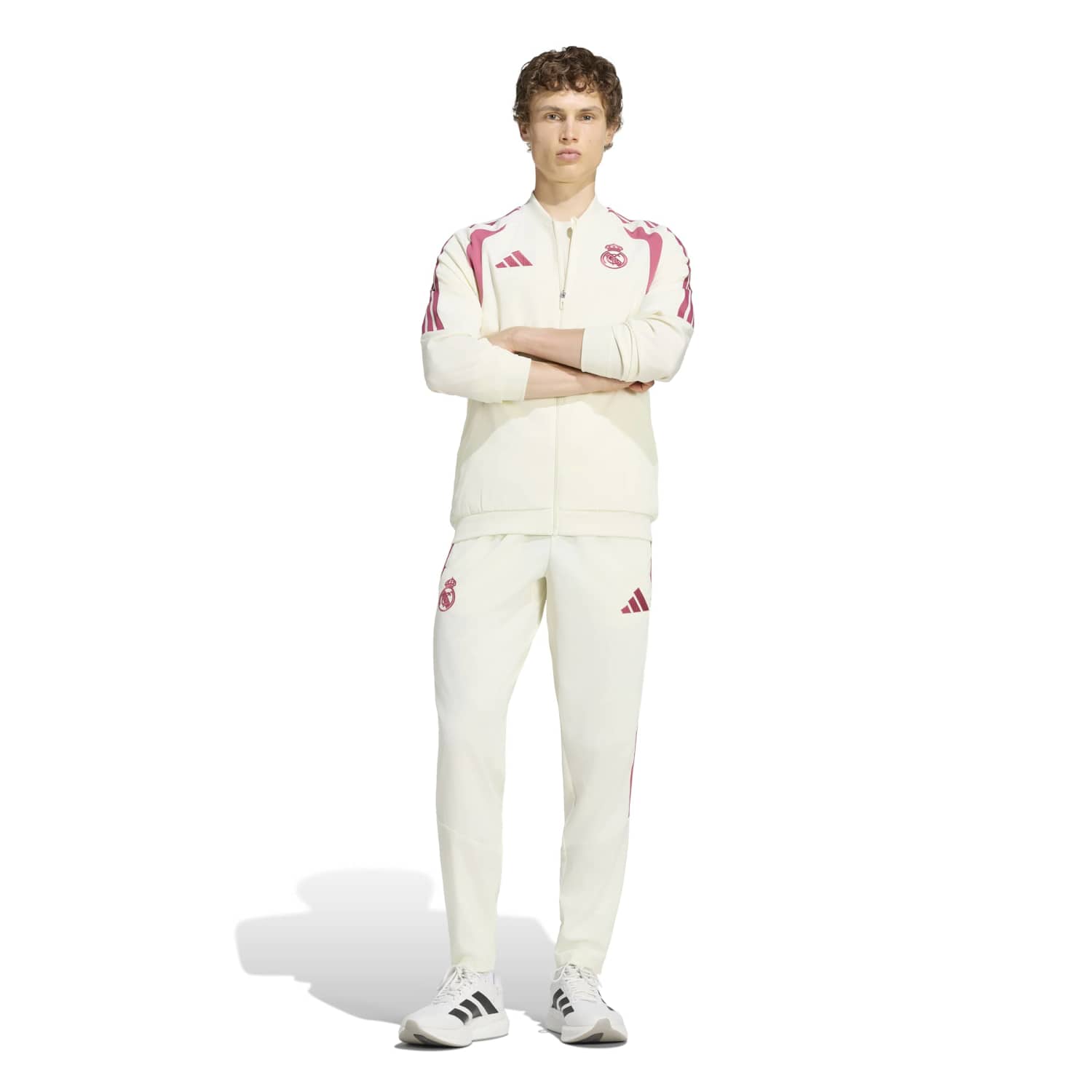 Bluza Dresowa Treningowa Męska adidas 26/27 Beżowy