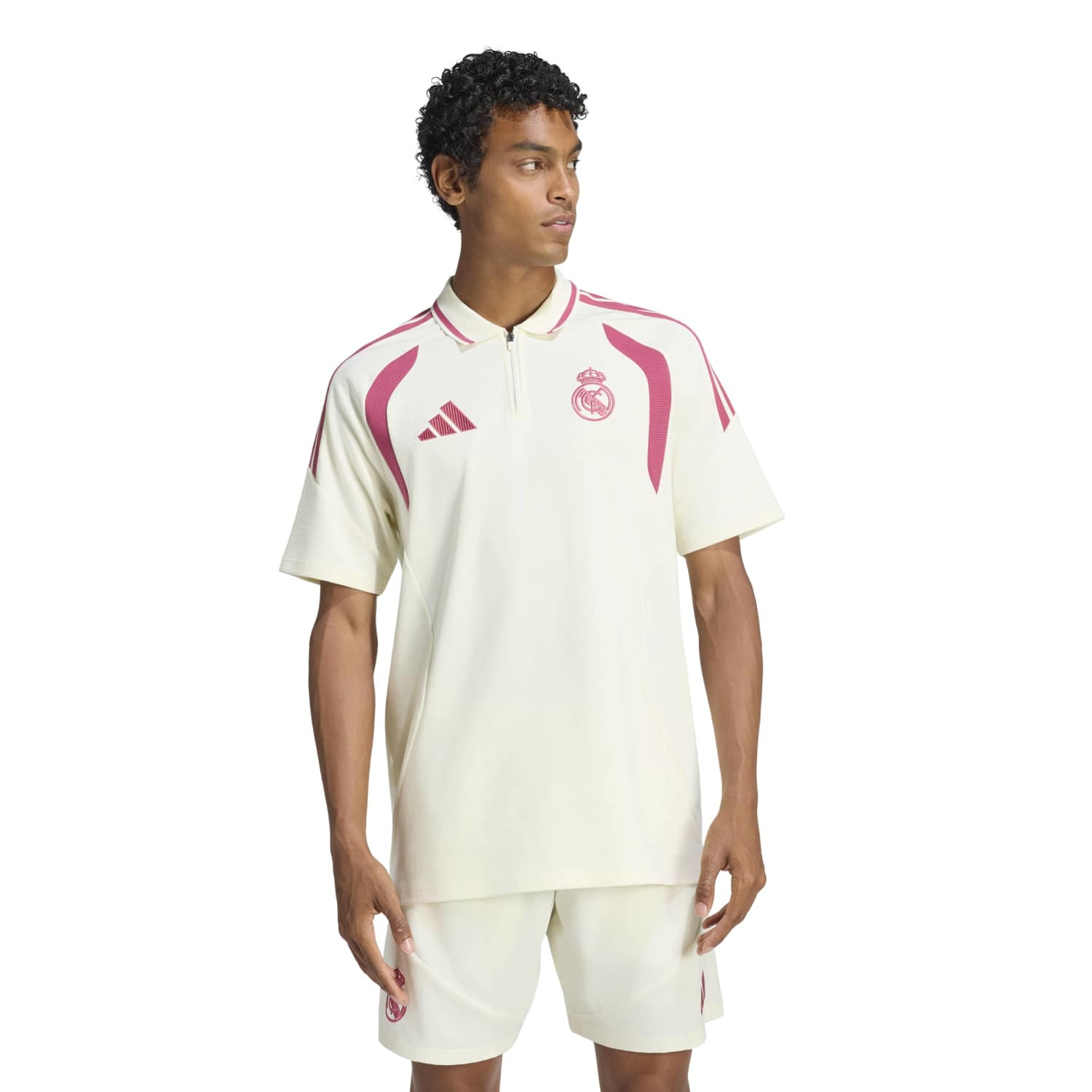 Polo da Allenamento Uomo adidas 26/27 Beige