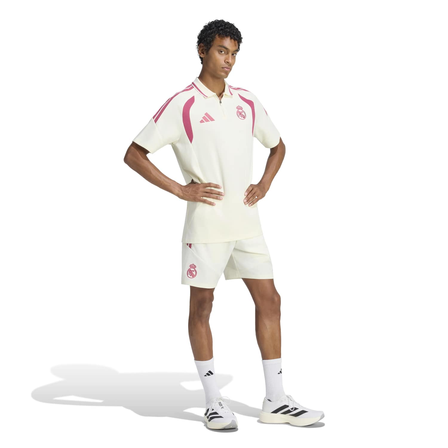 Polo da Allenamento Uomo adidas 26/27 Beige