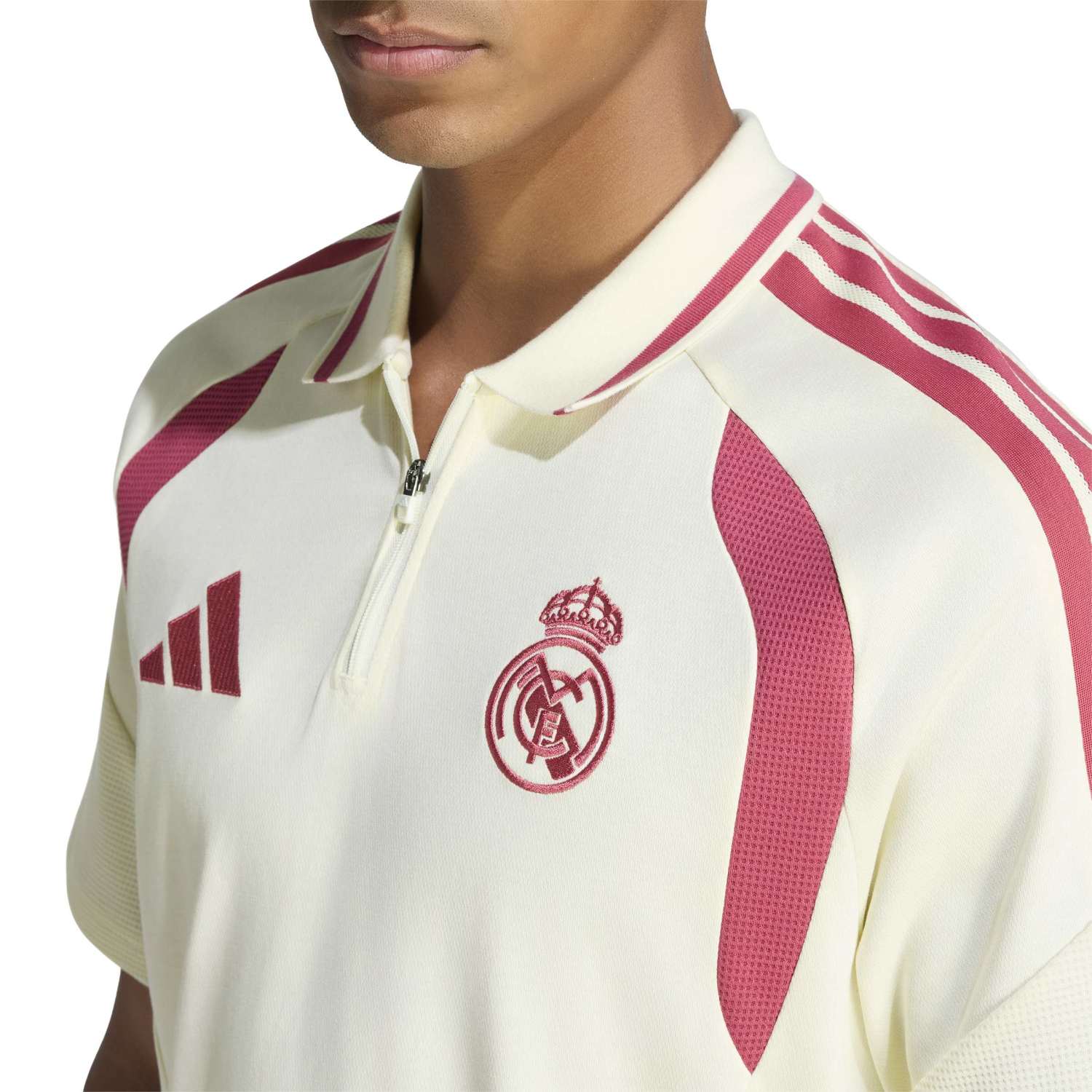 Polo da Allenamento Uomo adidas 26/27 Beige