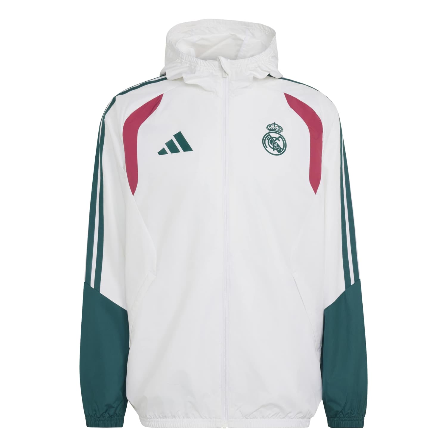 Chaqueta All Weather Hombre adidas Entrenamiento UCL Blanca 26/27