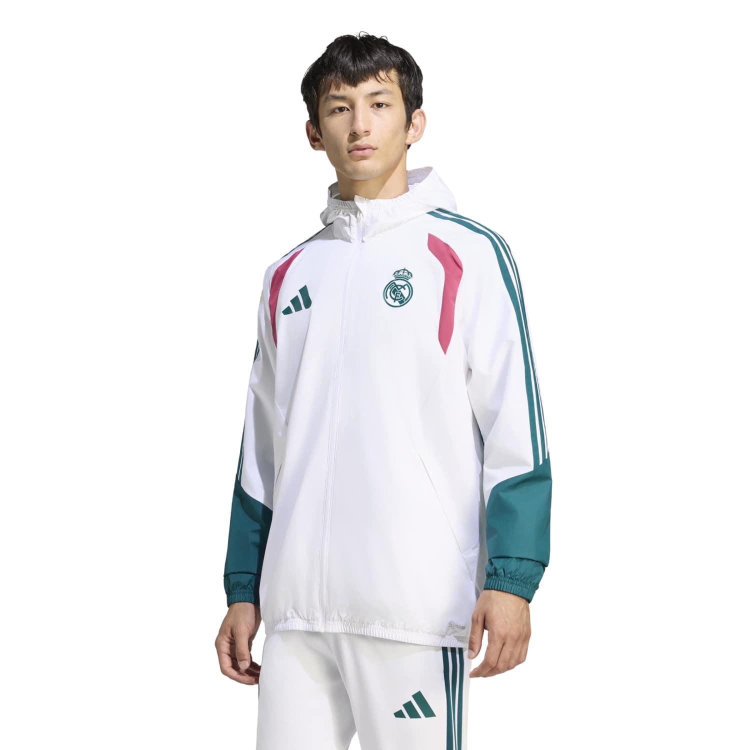 Chaqueta All Weather Hombre adidas Entrenamiento UCL Blanca 26/27