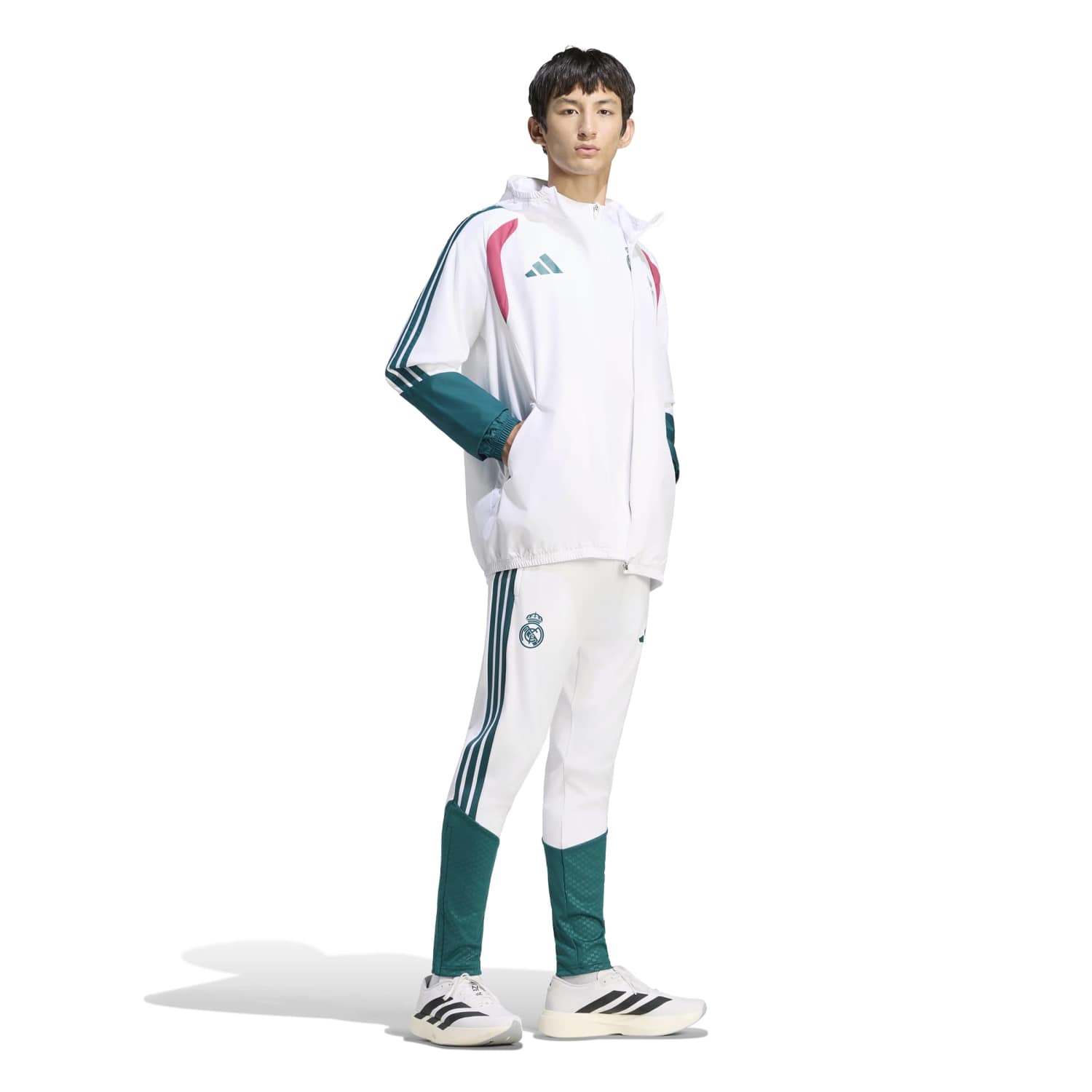 Chaqueta All Weather Hombre adidas Entrenamiento UCL Blanca 26/27
