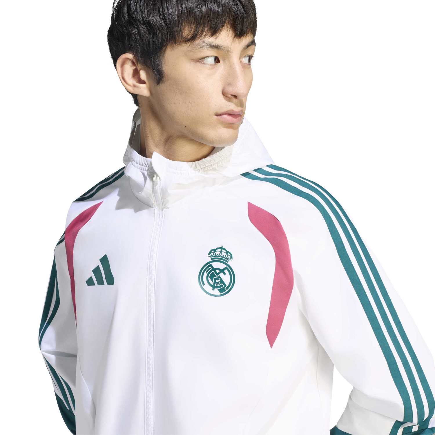 Chaqueta All Weather Hombre adidas Entrenamiento UCL Blanca 26/27