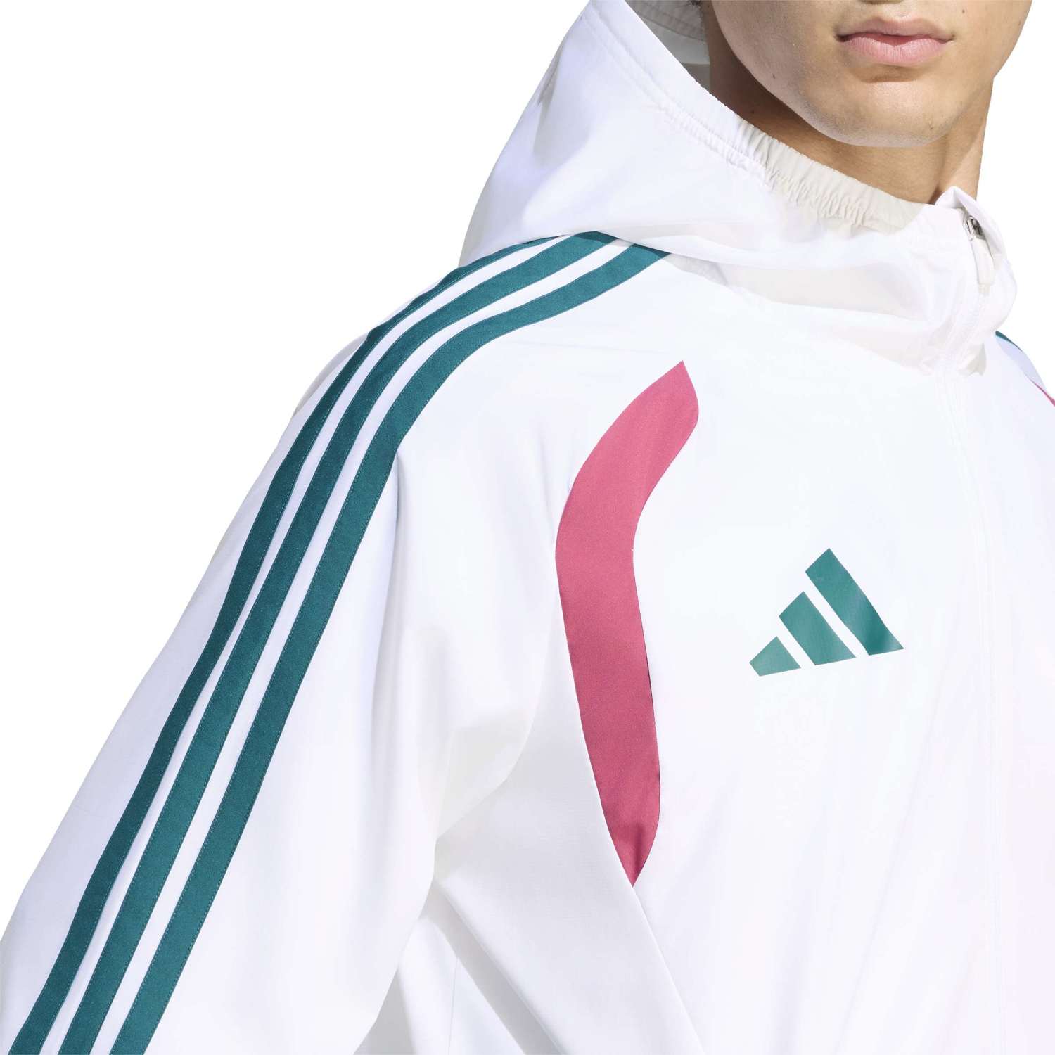 Chaqueta All Weather Hombre adidas Entrenamiento UCL Blanca 26/27