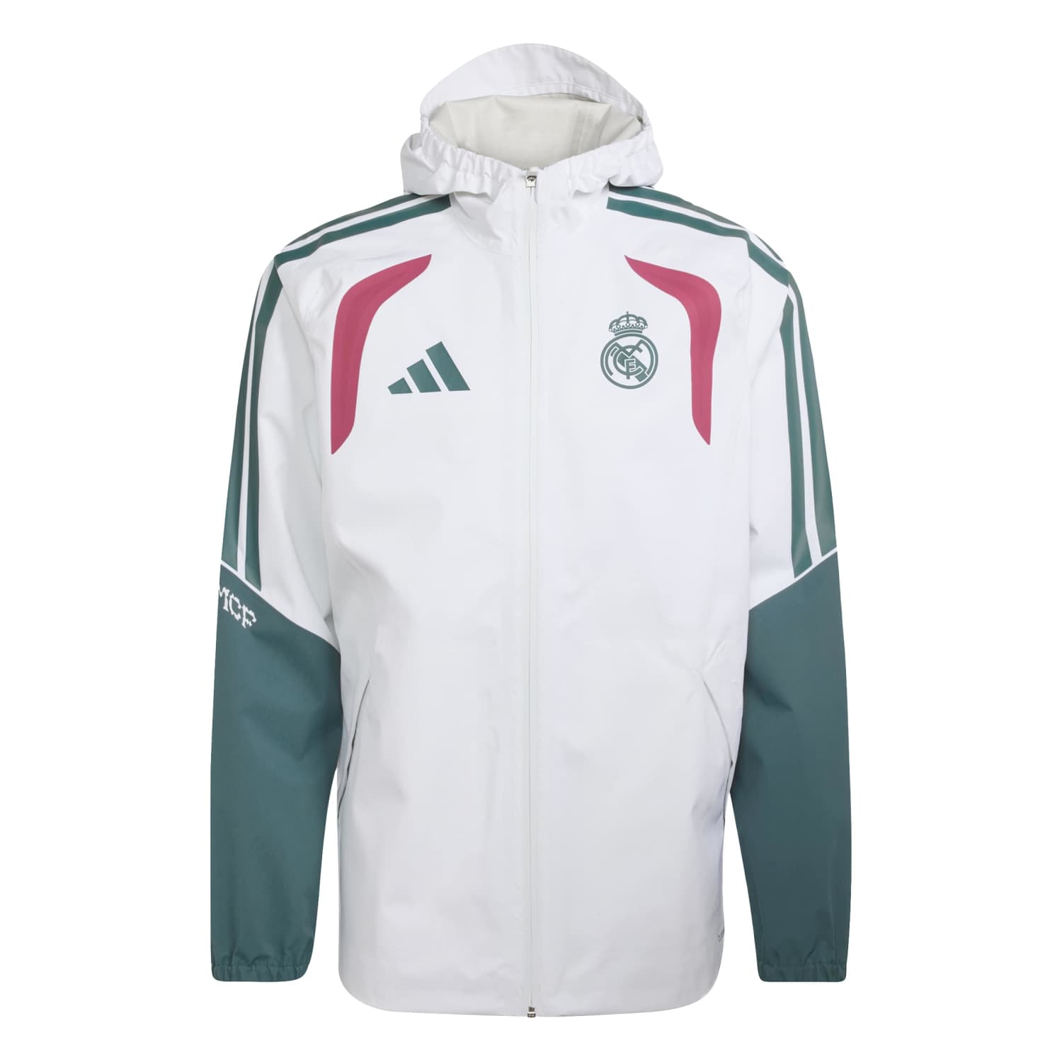 Chaqueta Impermeable Hombre Pro adidas UCL  26/27 Blanca