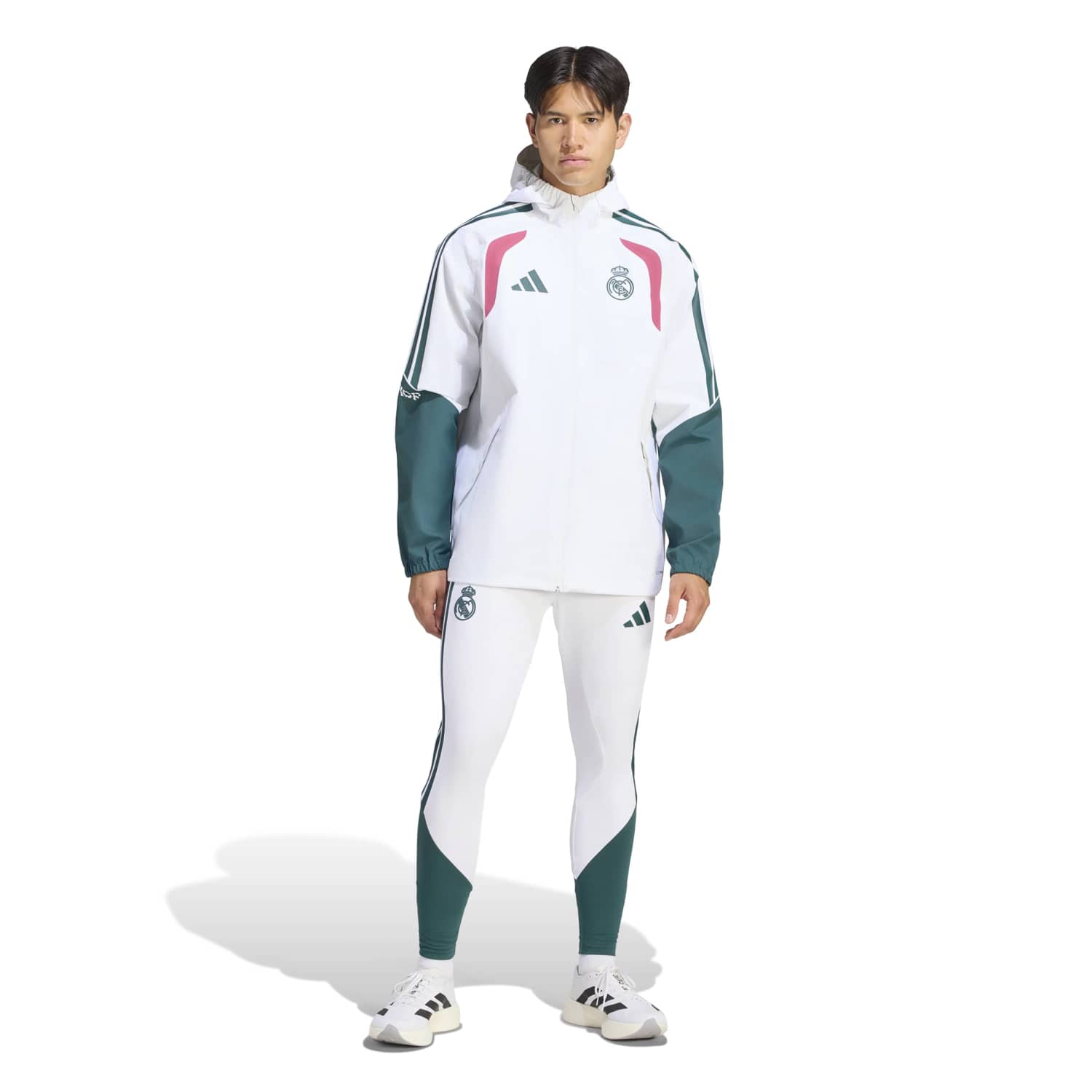 Chaqueta Impermeable Hombre Pro adidas UCL  26/27 Blanca