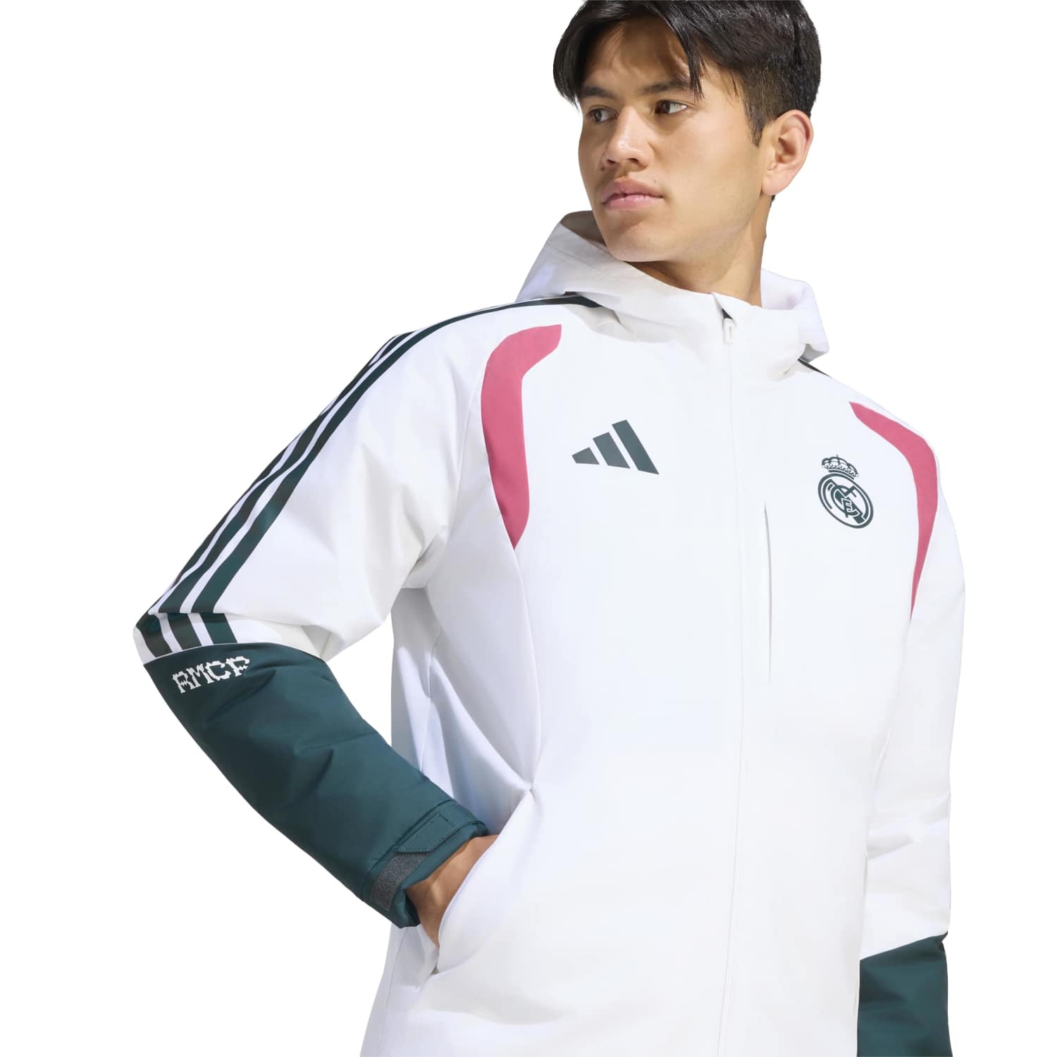 Abrigo Parka Pro Hombre UCL 26/27 Blanca
